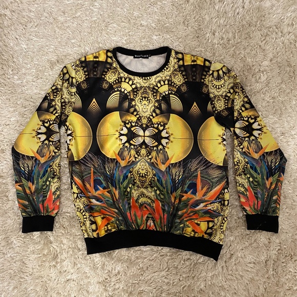 Psychedelic Fractal Sweater - Picture 1 of 4
